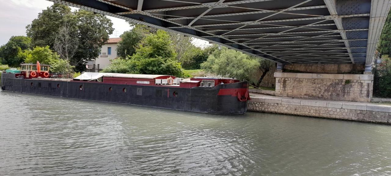 Péniche Chopine Bed and Breakfast Beaucaire  Esterno foto